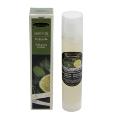 Serum za obraz ZA MASTNO KOŽO, limona, črna glina, laški smilj (50 ml)