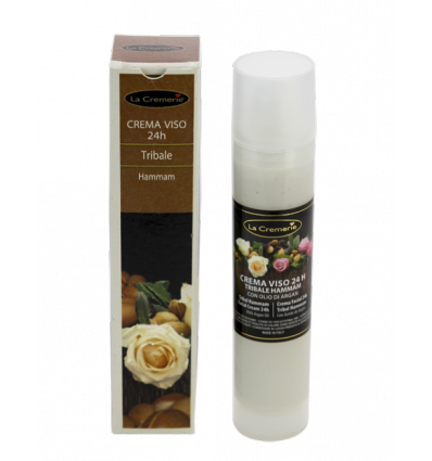 Krema za obraz TRIBAL HAMMAM (50 ml), ZA VSE TIPE KOŽE z oslovskim mlekom in arganovim oljem