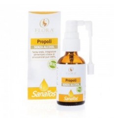 BIO SANATOS PROPOLIS BREZ ALKOHOLA Z ETERIČNIMI OLJI, 30 ml