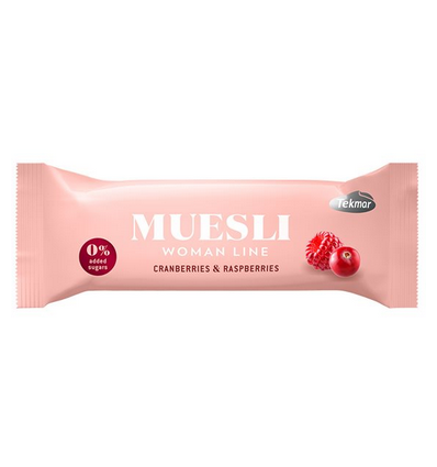 WOMAN LINE ŽITNA PLOŠČICA BRUSNICA - MALINA 30 g